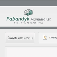 Naujas Pabandyk Pats! redaktoriaus įvaizdis